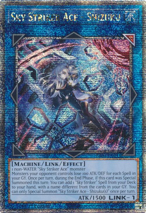 Sky Striker Ace - Shizuku (Alternate Art) (Quarter Century Secret Rare) [RA03-EN043] Quarter Century Secret Rare | Jomio and Rueliete's Cards and Comics