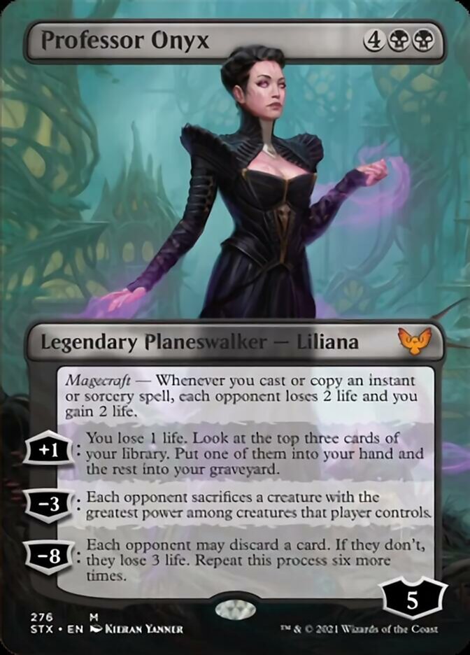 Professor Onyx (Borderless) [Strixhaven: School of Mages] | Jomio and Rueliete's Cards and Comics