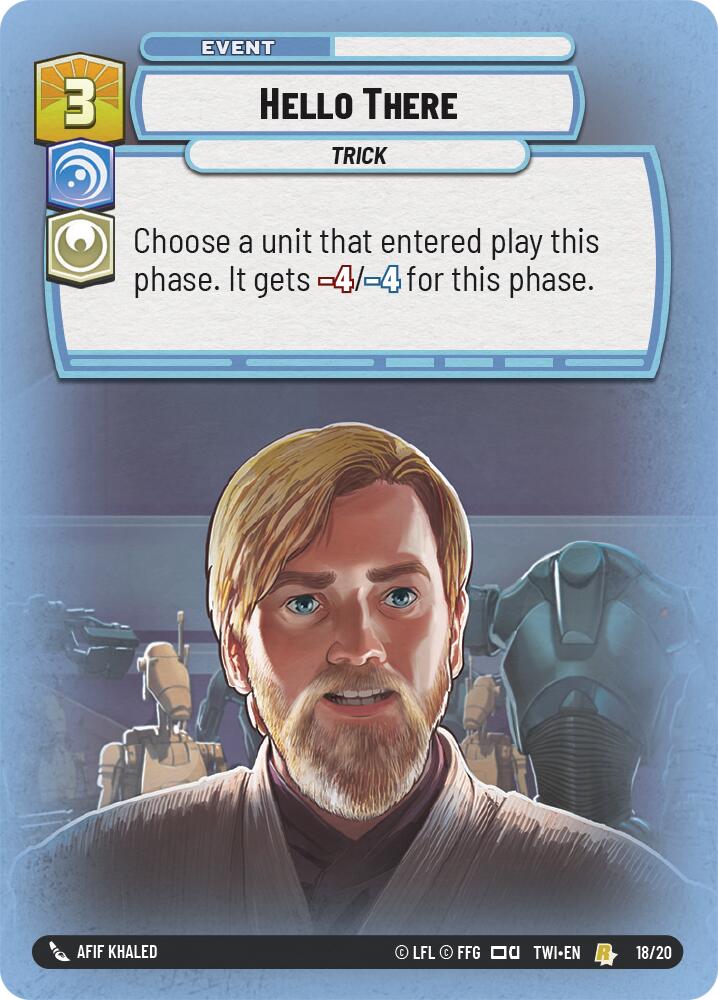 Hello There (18/20) [Twilight of the Republic: Weekly Play] | Jomio and Rueliete's Cards and Comics