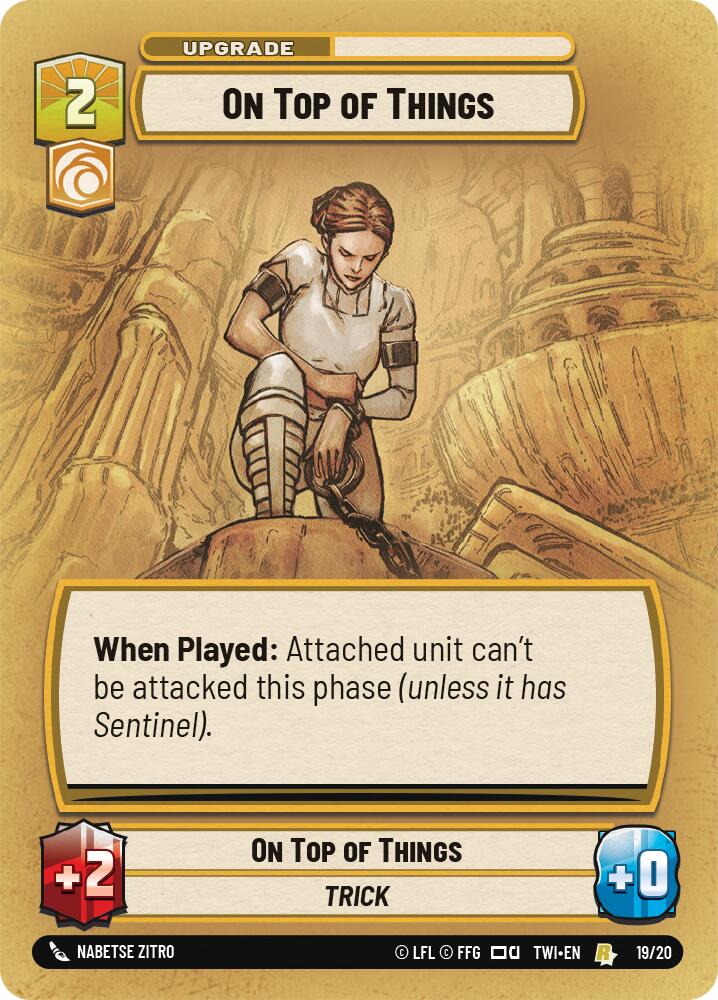 On Top of Things (19/20) [Twilight of the Republic: Weekly Play] | Jomio and Rueliete's Cards and Comics