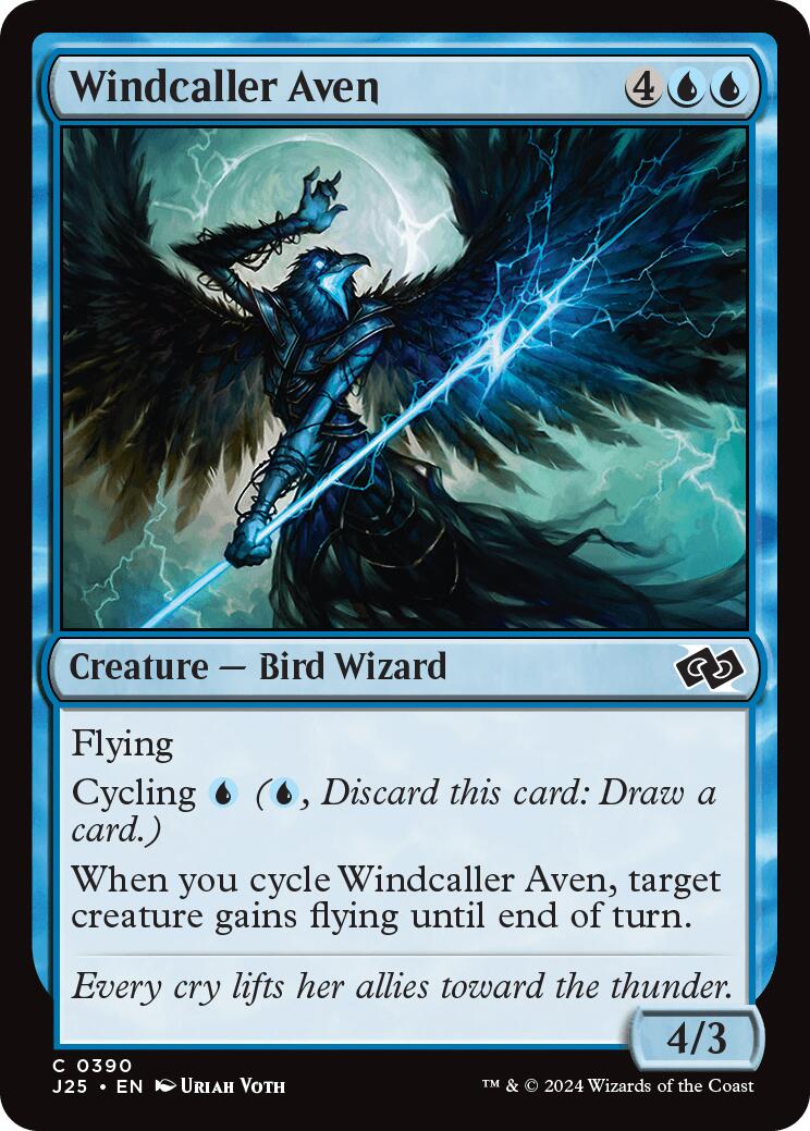 Windcaller Aven [Foundations Jumpstart] | Jomio and Rueliete's Cards and Comics