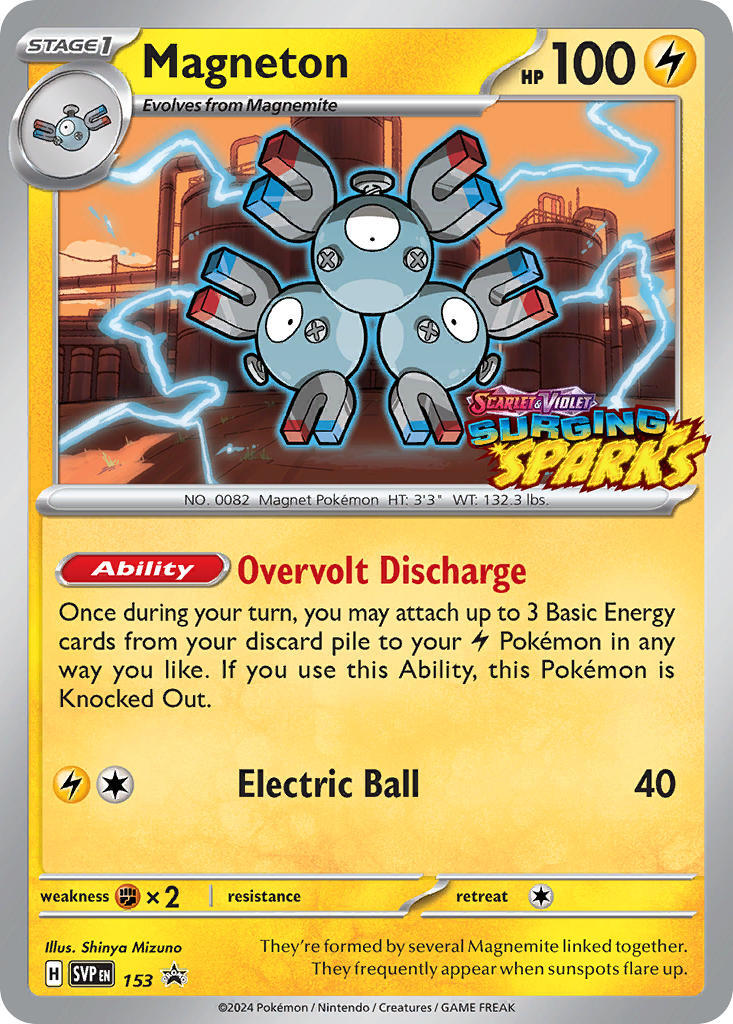 Magneton (153) [Scarlet & Violet: Black Star Promos] | Jomio and Rueliete's Cards and Comics