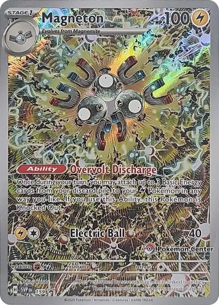 Magneton (159) (Pokemon Center Exclusive) [Scarlet & Violet: Black Star Promos] | Jomio and Rueliete's Cards and Comics