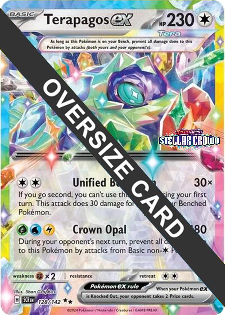 Terapagos ex (128/142) (Jumbo Card) [Scarlet & Violet: Black Star Promos] | Jomio and Rueliete's Cards and Comics