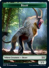 Beast // Thopter (008) Double-Sided Token [Double Masters Tokens] | Jomio and Rueliete's Cards and Comics