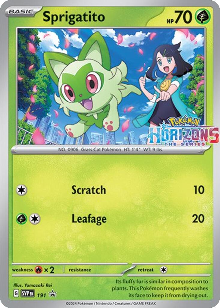 Sprigatito (191) [Scarlet & Violet: Black Star Promos] | Jomio and Rueliete's Cards and Comics