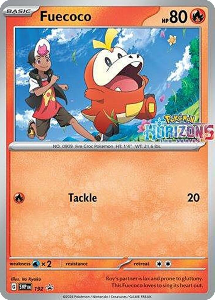 Fuecoco (192) [Scarlet & Violet: Black Star Promos] | Jomio and Rueliete's Cards and Comics