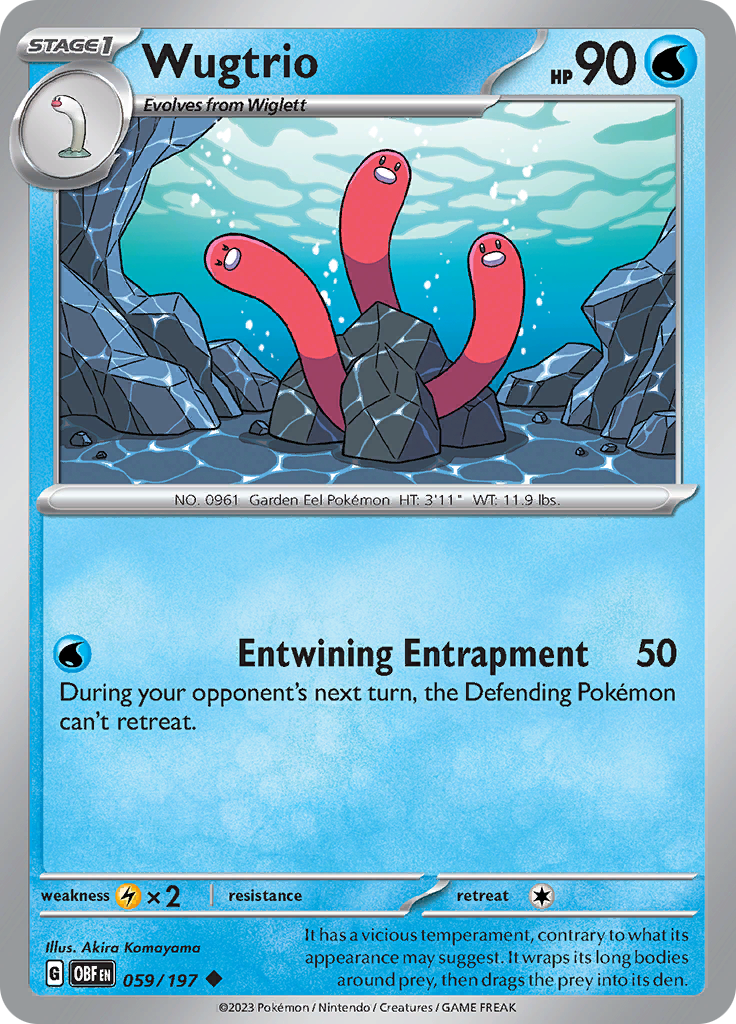 Wugtrio (059/197) [Scarlet & Violet: Obsidian Flames] | Jomio and Rueliete's Cards and Comics