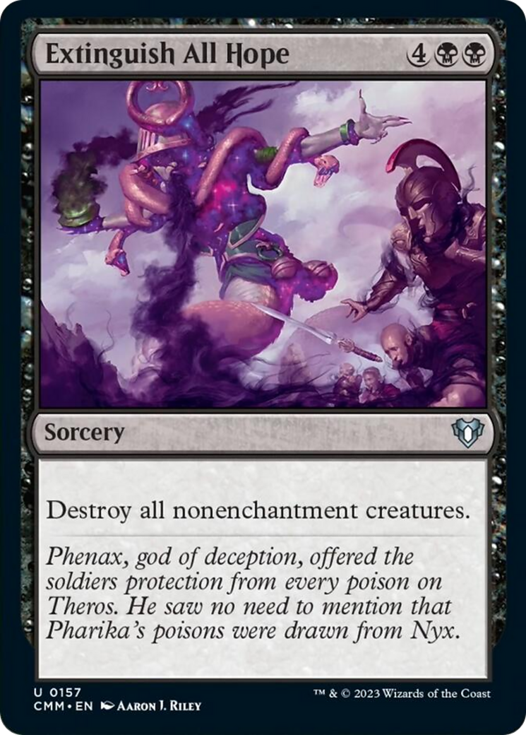 Extinguish All Hope [Commander Masters] | Jomio and Rueliete's Cards and Comics