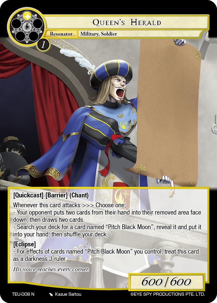 Queen's Hearld (TEU-008 N) [Timeless Eclipse of the Underworld] | Jomio and Rueliete's Cards and Comics