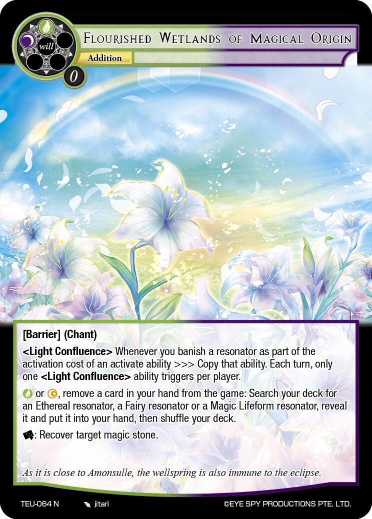 Flourished Wetlands of Magical Origin (TEU-064 N) [Timeless Eclipse of the Underworld] | Jomio and Rueliete's Cards and Comics