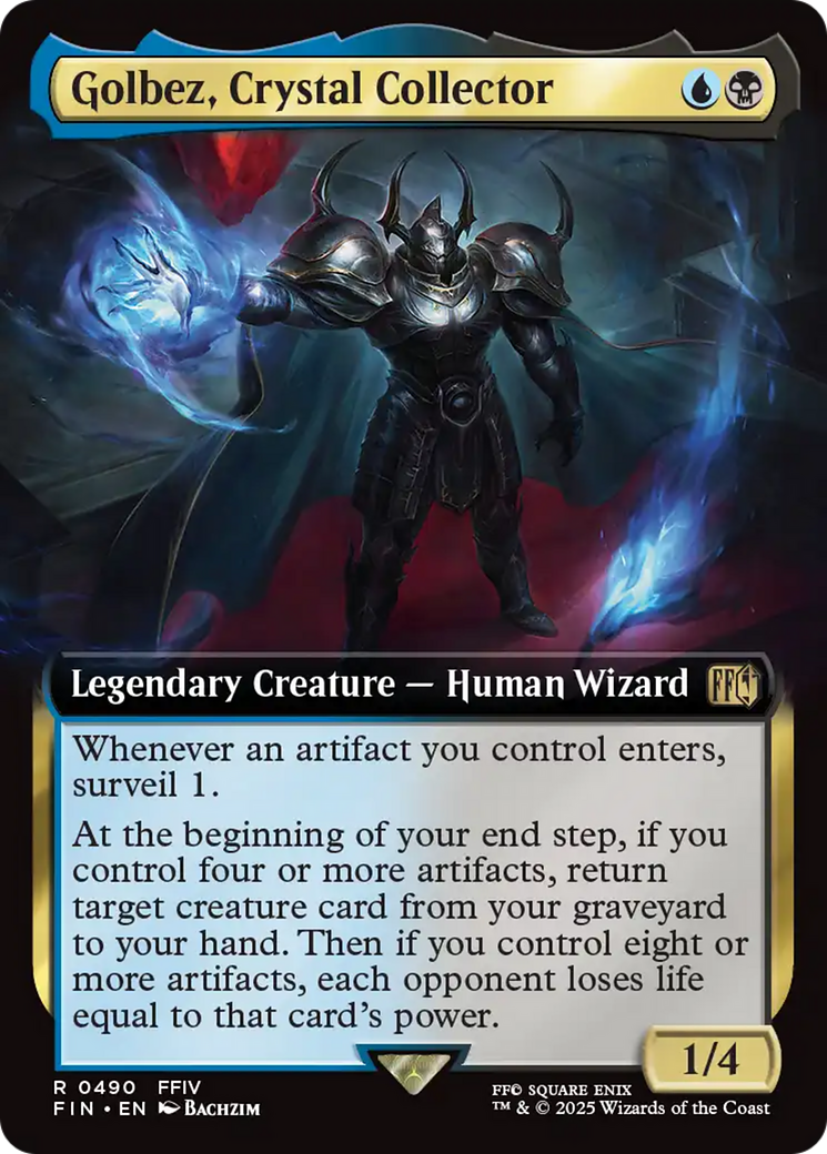 Golbez, Crystal Collector (Extended Art) [FINAL FANTASY] | Jomio and Rueliete's Cards and Comics