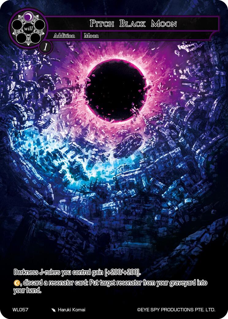 Pitch Black Moon (WL057) [Promo Cards] | Jomio and Rueliete's Cards and Comics
