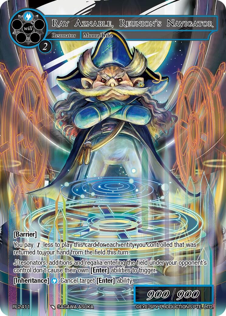 Ray Aznable, Reunion's Navigator (RL2411) [Promo Cards] | Jomio and Rueliete's Cards and Comics