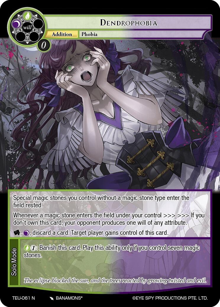 Dendrophobia (TEU-061 N) [Timeless Eclipse of the Underworld] | Jomio and Rueliete's Cards and Comics