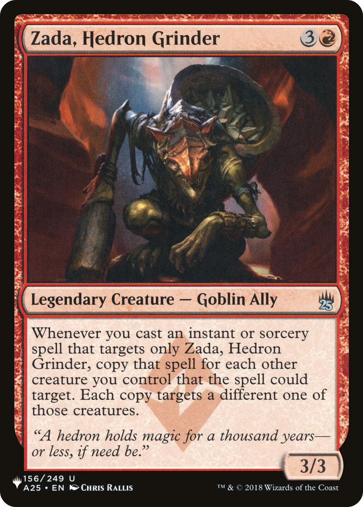 Zada, Hedron Grinder [The List] | Jomio and Rueliete's Cards and Comics