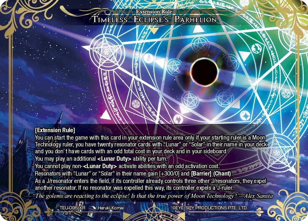 Timeless Eclipse's Parhelion (TEU-095 XR) [Timeless Eclipse of the Underworld] | Jomio and Rueliete's Cards and Comics