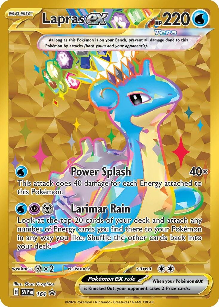 Lapras ex (164) [Scarlet & Violet: Black Star Promos] | Jomio and Rueliete's Cards and Comics