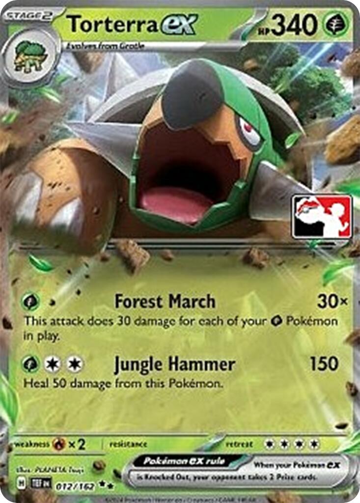 Torterra ex (012/162) [Prize Pack Series Five] | Jomio and Rueliete's Cards and Comics