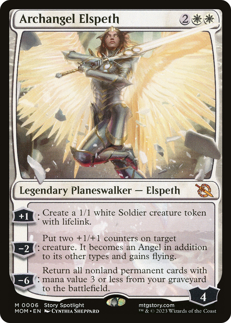 Archangel Elspeth [March of the Machine] | Jomio and Rueliete's Cards and Comics