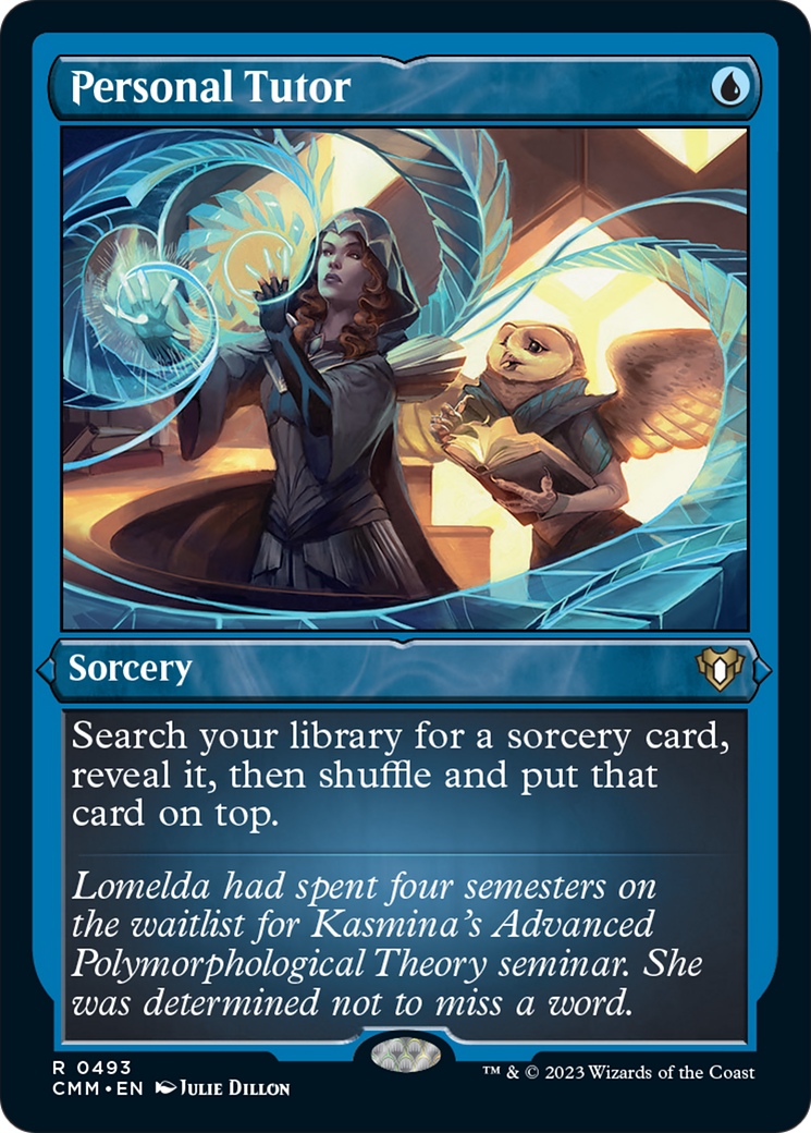 Personal Tutor (Foil Etched) [Commander Masters] | Jomio and Rueliete's Cards and Comics