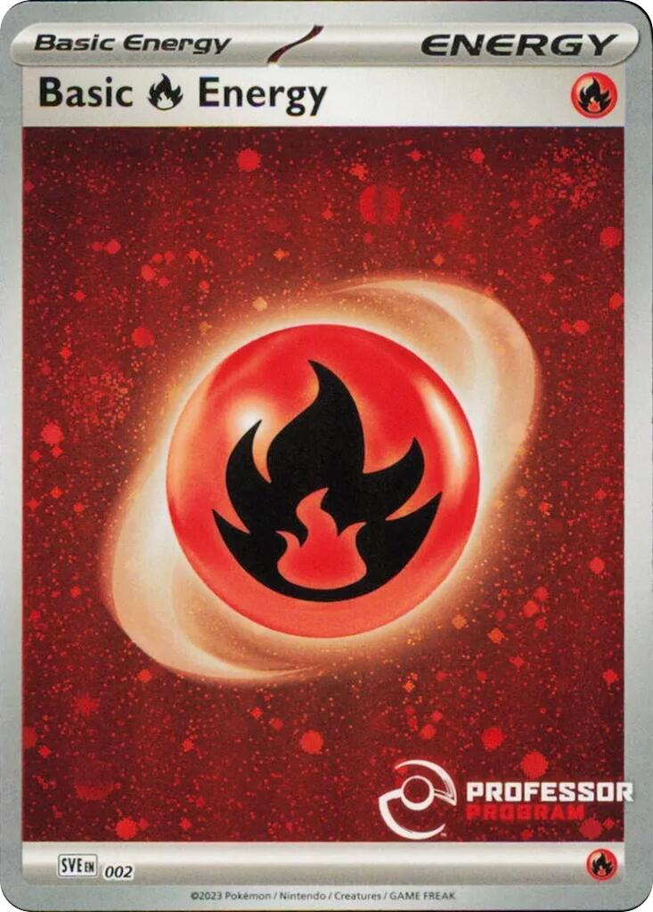 Fire Energy (002) (2023) [Professor Program Promos] | Jomio and Rueliete's Cards and Comics