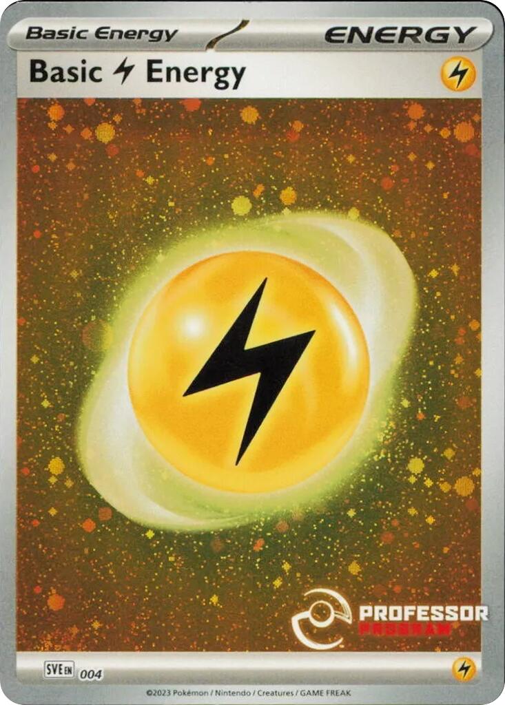 Lightning Energy (004) (2023) [Professor Program Promos] | Jomio and Rueliete's Cards and Comics