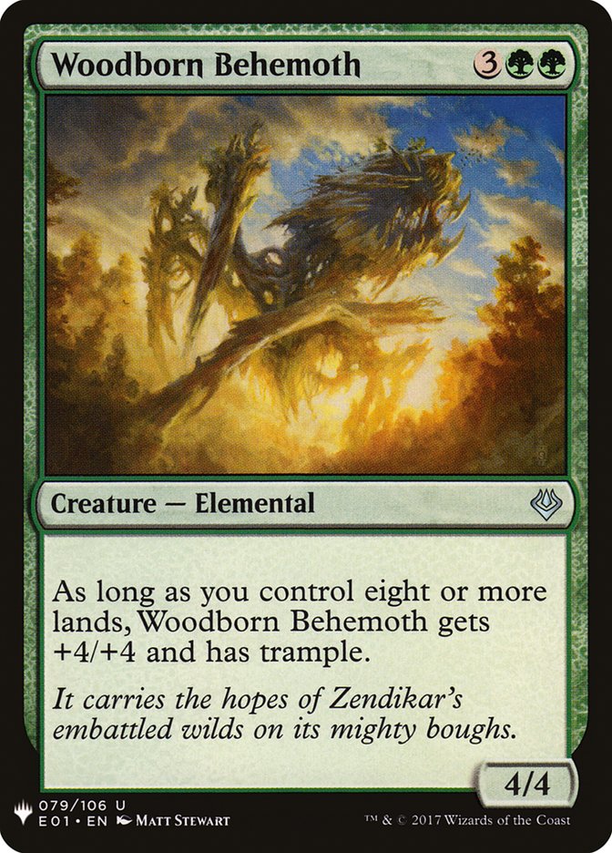 Woodborn Behemoth [Mystery Booster] | Jomio and Rueliete's Cards and Comics