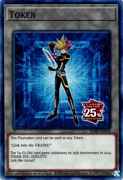 Token: Playmaker [TKN5-EN016] Super Rare | Jomio and Rueliete's Cards and Comics