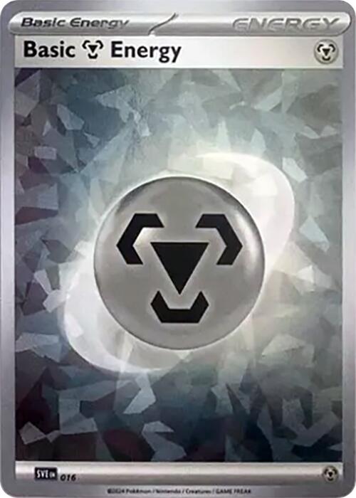 Basic Metal Energy (016) (Cracked Ice Holo) [Scarlet & Violet: Stellar Crown] | Jomio and Rueliete's Cards and Comics