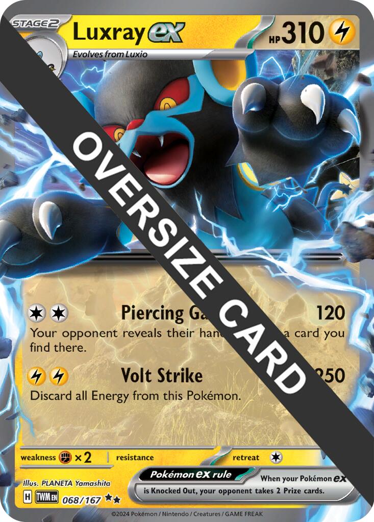 Luxray ex (068/167) (Jumbo Card) [Miscellaneous Cards] | Jomio and Rueliete's Cards and Comics
