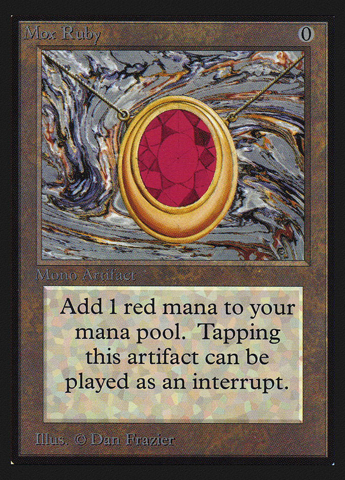 Mox Ruby [International Collectors' Edition] | Jomio and Rueliete's Cards and Comics