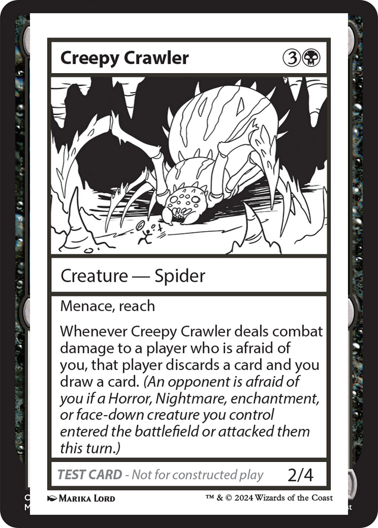 Creepy Crawler [Mystery Booster 2 Playtest Cards] | Jomio and Rueliete's Cards and Comics