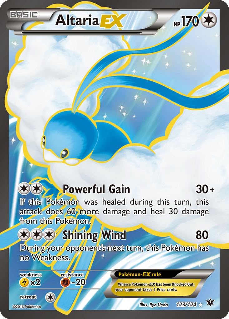 Altaria EX (123/124) [XY: Fates Collide] | Jomio and Rueliete's Cards and Comics