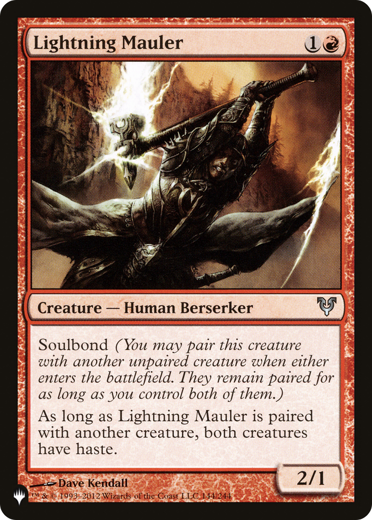 Lightning Mauler [The List] | Jomio and Rueliete's Cards and Comics