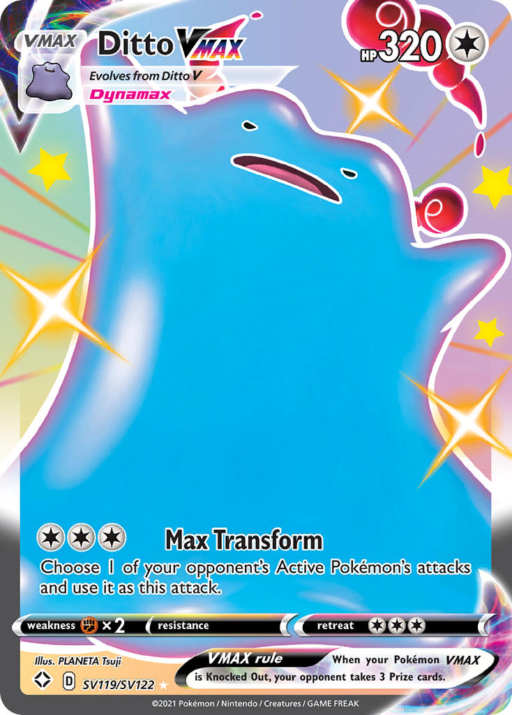 Ditto VMAX (SV119/SV122) [Sword & Shield: Shining Fates] | Jomio and Rueliete's Cards and Comics