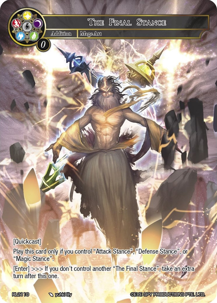The Final Stance (RL2110) [Promo Cards] | Jomio and Rueliete's Cards and Comics
