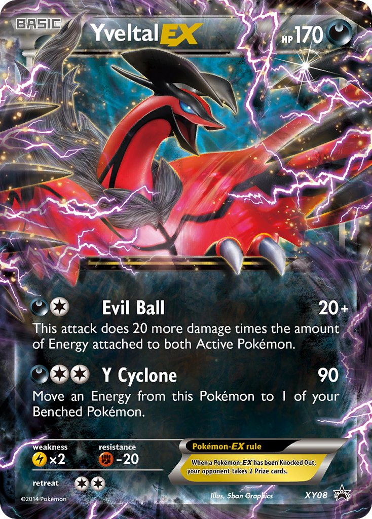Yveltal EX (XY08) [XY: Black Star Promos] | Jomio and Rueliete's Cards and Comics