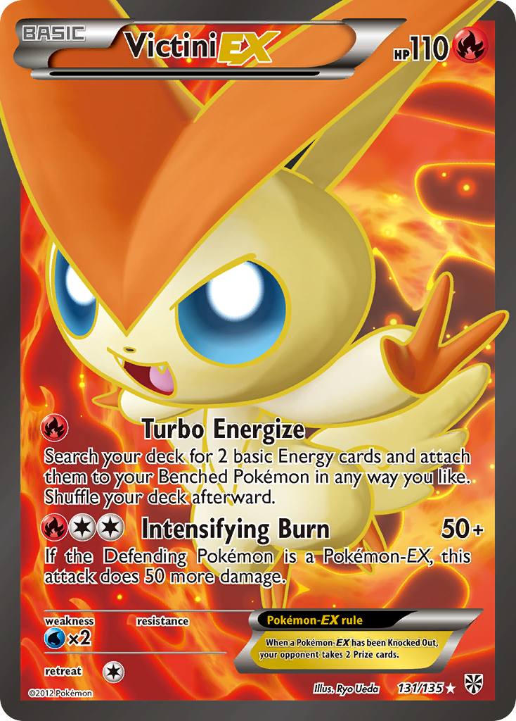 Victini EX (131/135) [Black & White: Plasma Storm] | Jomio and Rueliete's Cards and Comics