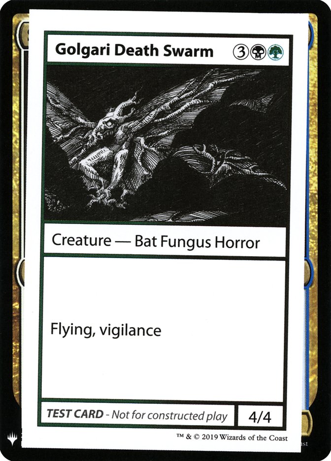 Golgari Death Swarm [Mystery Booster Playtest Cards] | Jomio and Rueliete's Cards and Comics