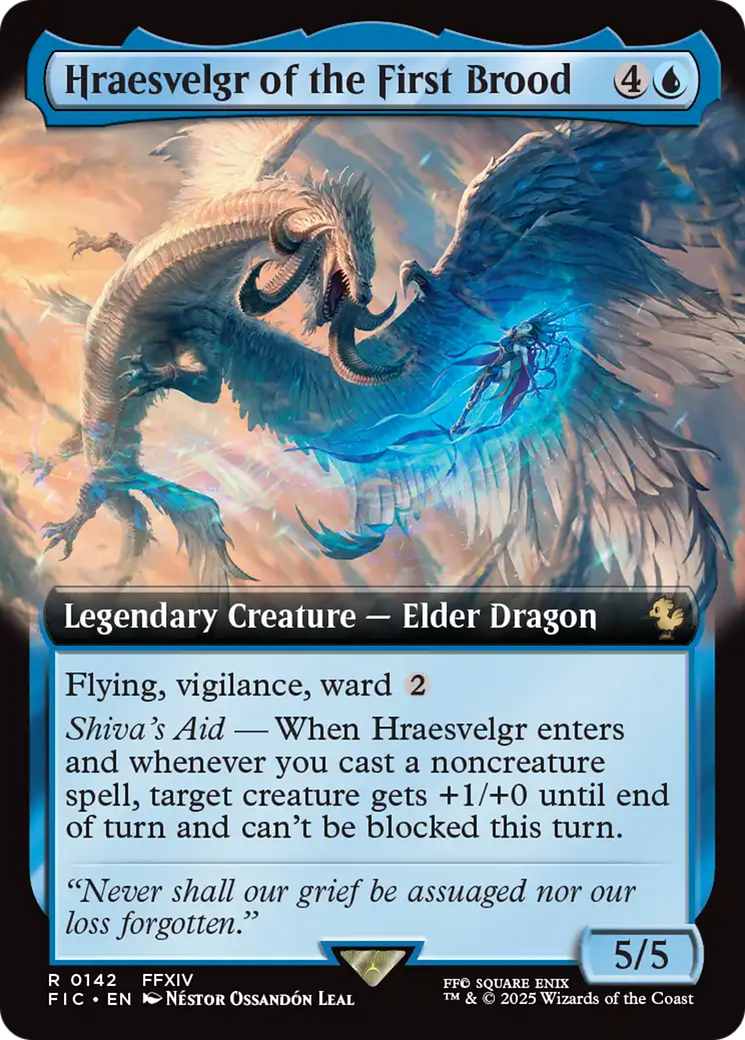 Hraesvelgr of the First Brood (Extended Art) [FINAL FANTASY Commander] | Jomio and Rueliete's Cards and Comics