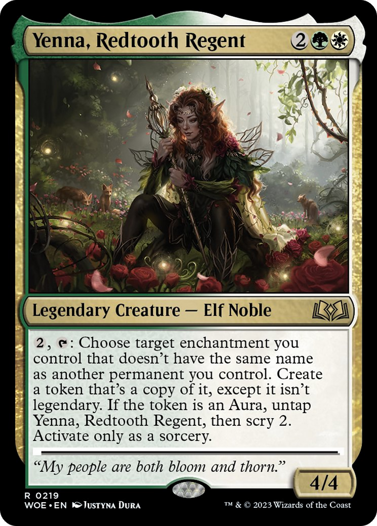 Yenna, Redtooth Regent [Wilds of Eldraine] | Jomio and Rueliete's Cards and Comics