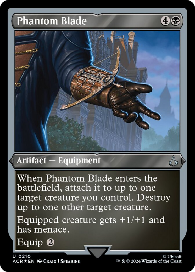 Phantom Blade (Foil Etched) [Assassin's Creed] | Jomio and Rueliete's Cards and Comics