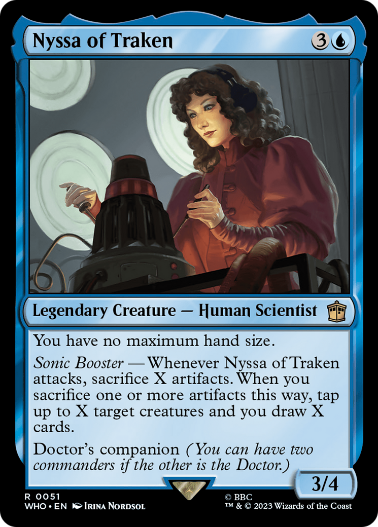 Nyssa of Traken [Doctor Who] | Jomio and Rueliete's Cards and Comics