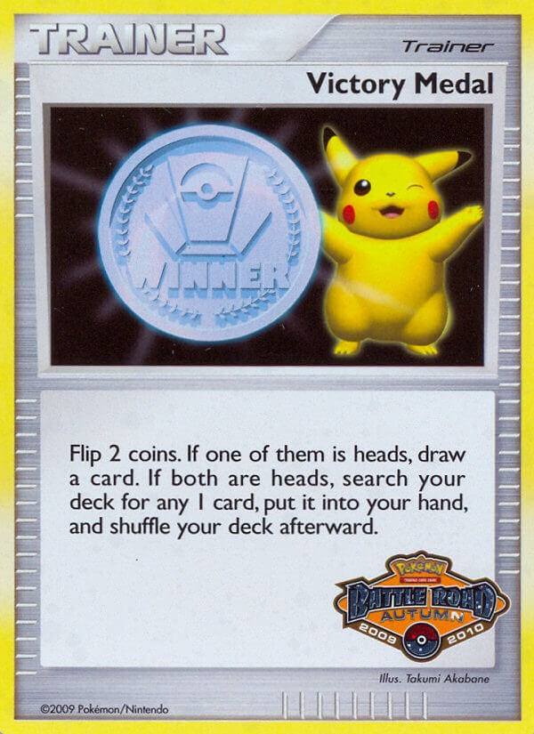 Victory Medal (2009-2010) (Battle Road Autumn) [League & Championship Cards] | Jomio and Rueliete's Cards and Comics