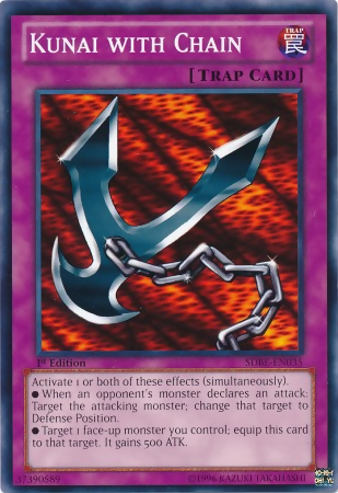 Kunai with Chain [SDBE-EN035] Common | Jomio and Rueliete's Cards and Comics