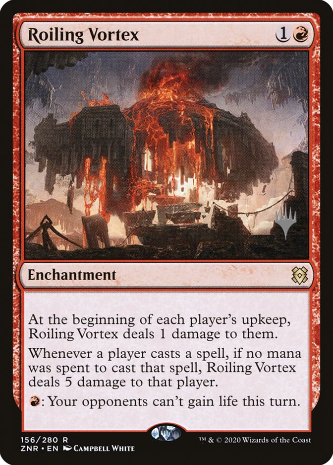 Roiling Vortex (Promo Pack) [Zendikar Rising Promos] | Jomio and Rueliete's Cards and Comics