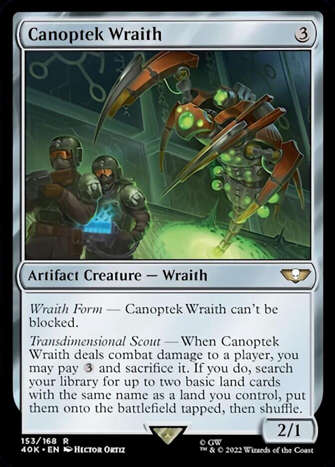 Canoptek Wraith [Warhammer 40,000] | Jomio and Rueliete's Cards and Comics