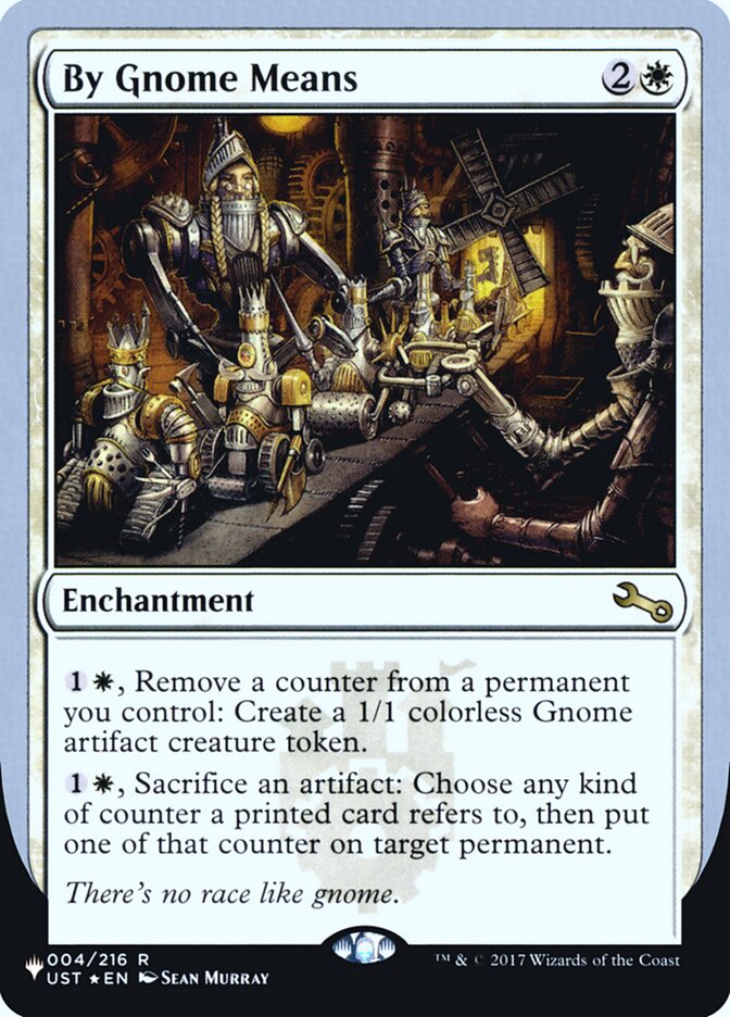 By Gnome Means (Unfinity Foil Edition) [The List] | Jomio and Rueliete's Cards and Comics