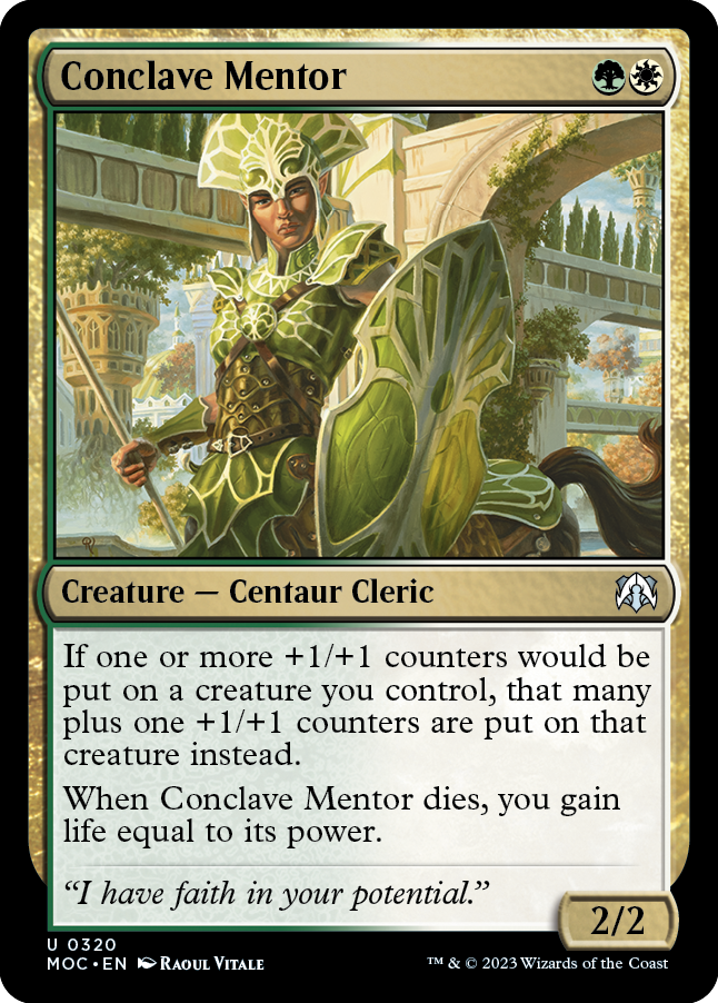 Conclave Mentor [March of the Machine Commander] | Jomio and Rueliete's Cards and Comics